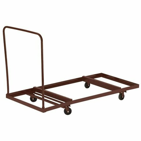 NATIONAL PUBLIC SEATING DY-3072 Rectangular Folding Table Dolly 386DY3072